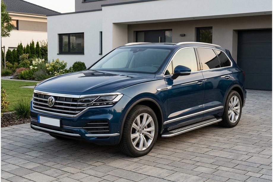 Volkswagen Touareg 2018- Side Steps Maydos V2 (2 pcs, Aluminum) Image