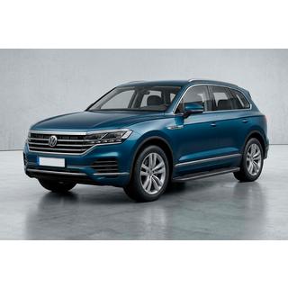 Side Steps Bosphorus Black (2 pcs, Aluminum) Volkswagen Touareg 2018- photo 1