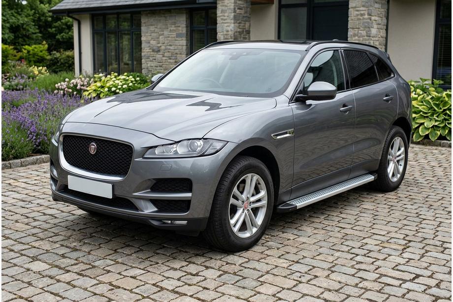 Jaguar F-PACE 2016- Side Steps Maya V2 (2 pcs, Aluminum) Image