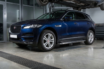 Jaguar F-PACE 2016- Side Steps Maydos V2 (2 pcs, Aluminum) photo 1