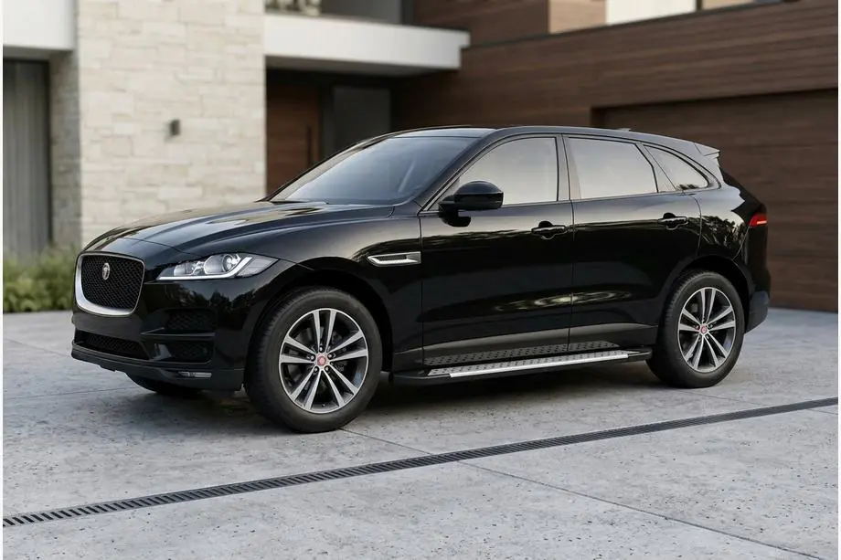 Jaguar F-PACE 2016- Side Steps Allmond Grey (2 pcs, Aluminum) Image