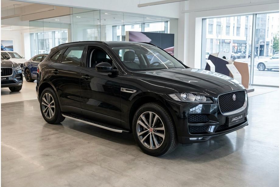 Jaguar F-PACE 2016- Side Steps Fullmond (2 pcs, Aluminum) Image