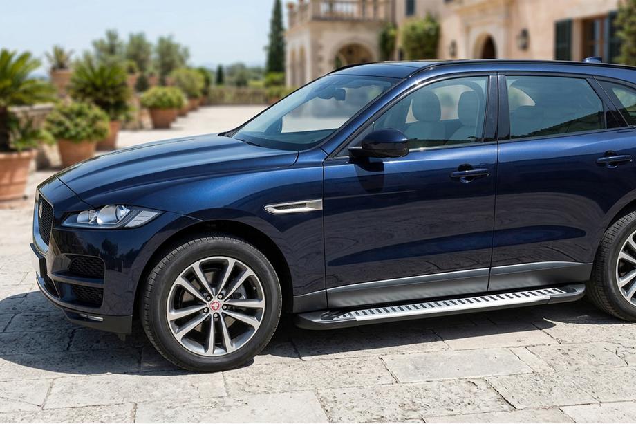Jaguar F-PACE 2016- Side Steps Line (2 pcs, Aluminum) Image