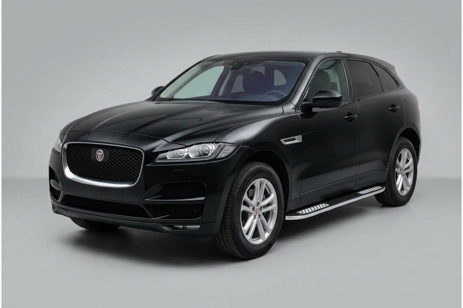 Jaguar F-PACE 2016- Side Steps Tayga V2 (2 pcs, Aluminum) Image