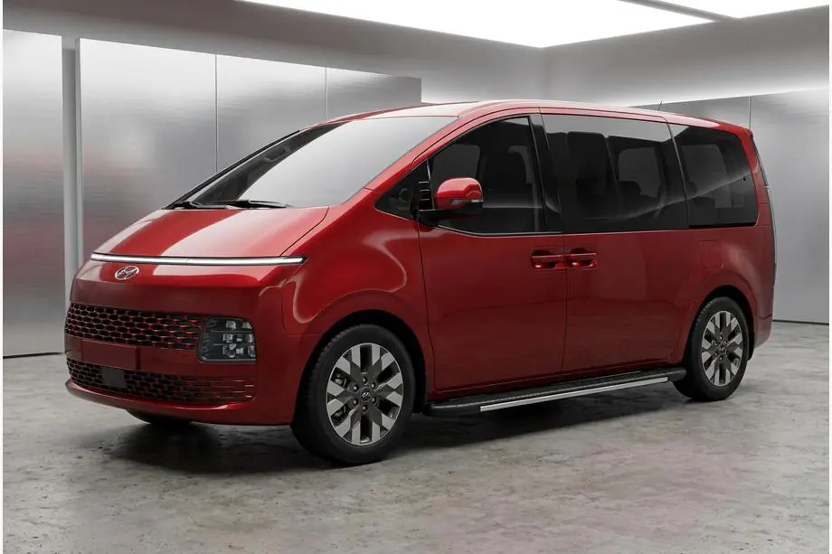 Hyundai Staria 2021- Side Steps Bosphorus Grey (2 pcs, Aluminum) Image