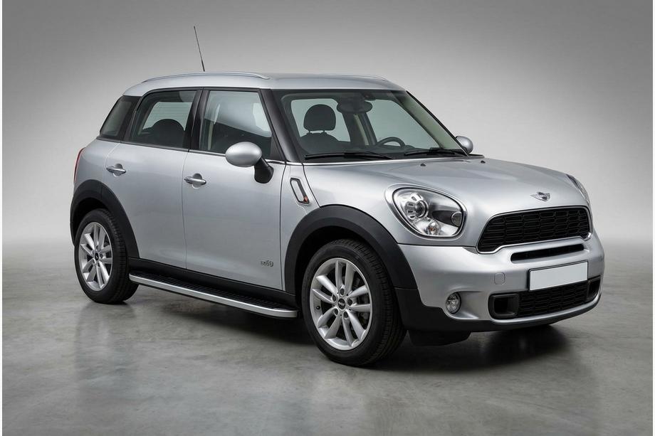 Mini Countryman R60 2010-2017 Side Steps Tayga Grey (2 pcs, Aluminum) Image