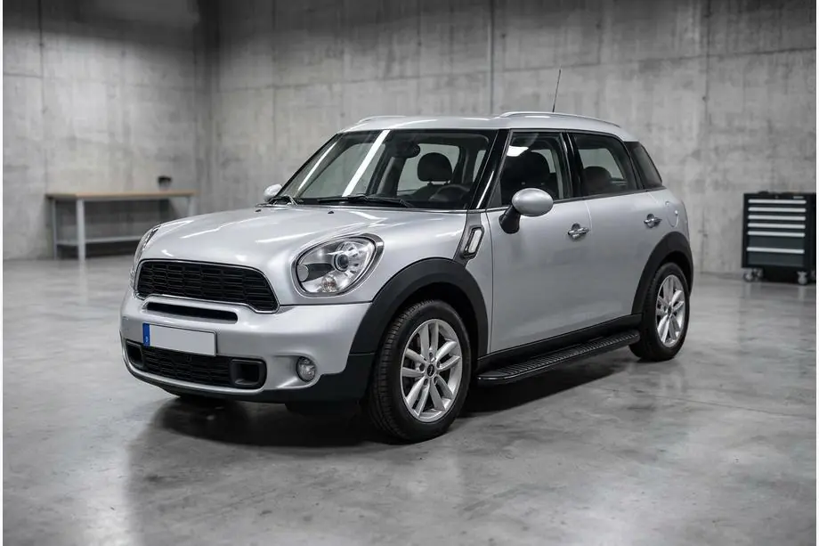 Mini Countryman R60 2010-2017 Side Steps Tayga Black (2 pcs, Aluminum) Image