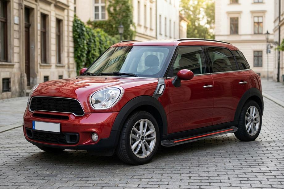 Mini Countryman R60 2010-2017 Side Steps Maya Red (2 pcs, Aluminum) Image