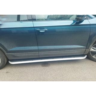 Side Steps OEM V2 (2 pcs, aluminum) Skoda Karoq 2018- photo 3