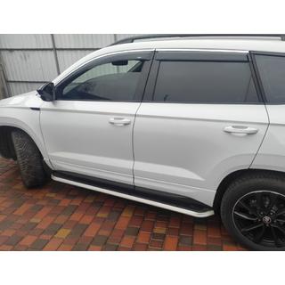 Side Steps OEM V2 (2 pcs, aluminum) Skoda Karoq 2018- photo 2