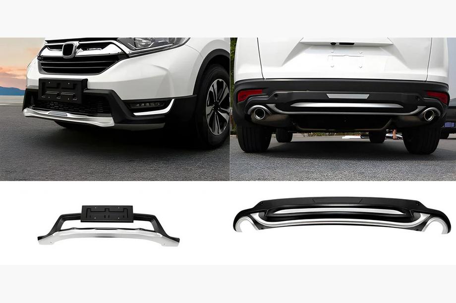 Honda CRV 2017-2022 Front and Rear Bumper Extensions 2016-2019 (2 pcs) Photo 2