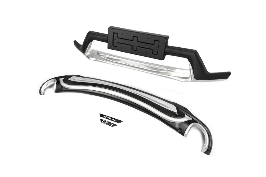 Honda CRV 2017-2022 Front and Rear Bumper Extensions 2016-2019 (2 pcs) Photo 7