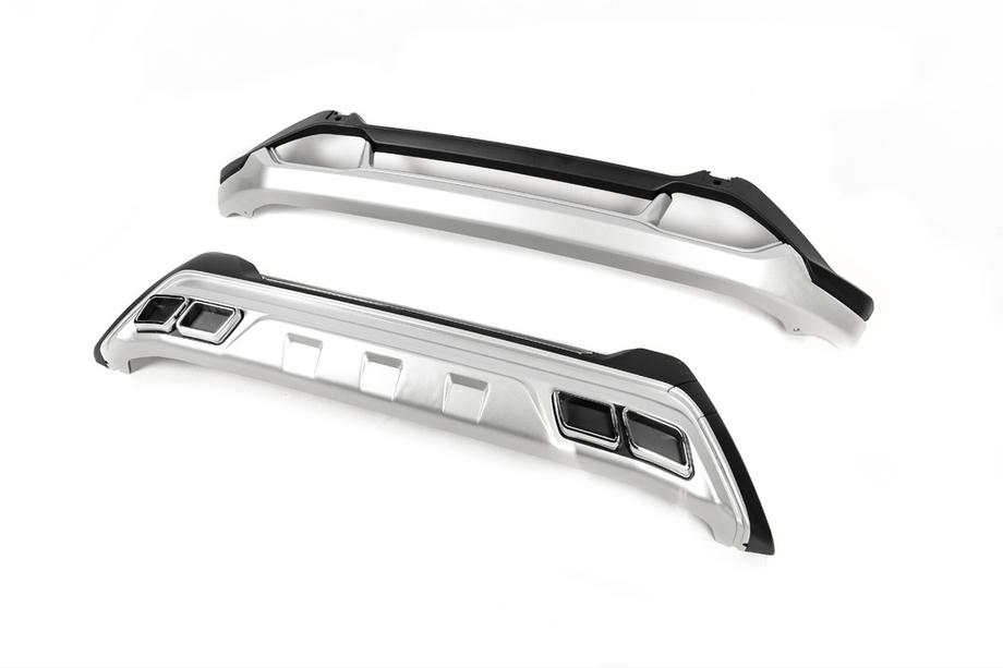 Hyundai Kona 2017-2023 Front and rear bumper extensions (2 pcs) Photo 1