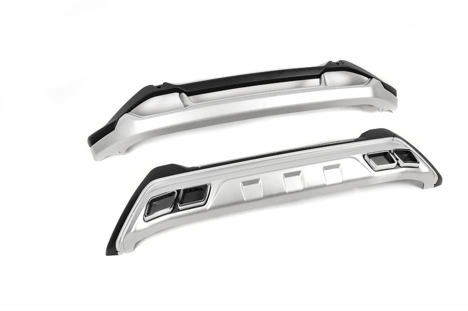 Hyundai Kona 2017-2023 Front and rear bumper extensions (2 pcs) Photo 4