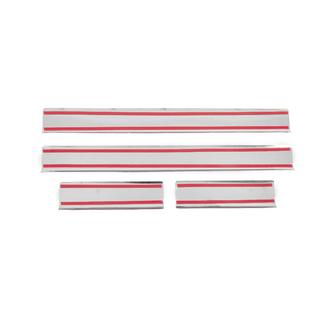 Stainless Steel Door Sill Protectors Carmos V2 (4 pcs) Dacia Duster 2008-2018 photo 4