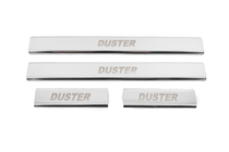 Renault Duster 2008–2017 Stainless Steel Door Sill Protectors Carmos V2 (4 pcs) photo 1
