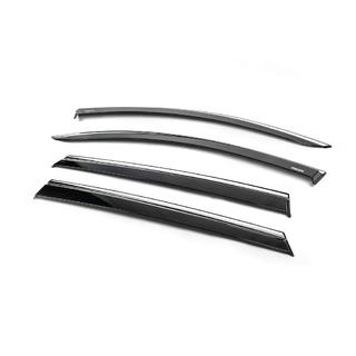 Window Deflectors with Chrome Trim (4 pcs, Niken) photo 2