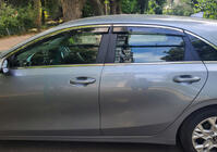Kia Ceed 2018- Window Deflectors with Chrome Trim HB (4 pcs, Niken) photo 1