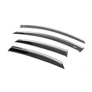 Window Deflectors with Chrome Trim HB (4 pcs, Niken) photo 2