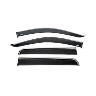 Window Deflectors with Chrome Trim (4 pcs, Niken)
