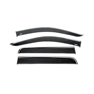 Window Deflectors with Chrome Trim (4 pcs, Niken)