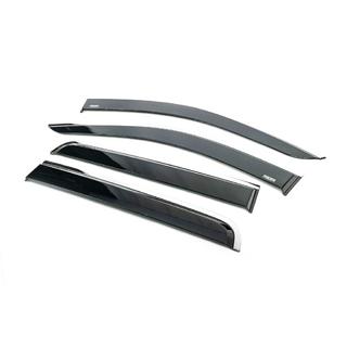 Window Deflectors with Chrome Trim (4 pcs, Niken) photo 2