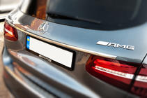 Mercedes GLC X253 2015-2022 Chrome trim above license plate (stainless steel) photo 1