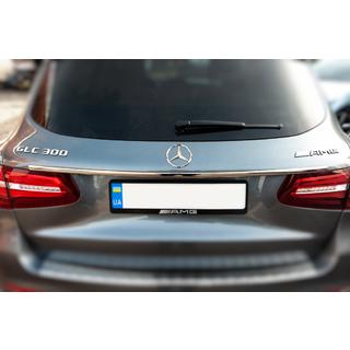 Chrome trim above license plate (stainless steel) photo 2