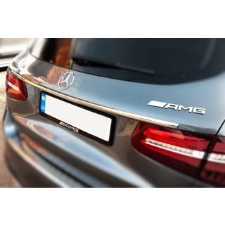 Chrome trim above license plate (stainless steel) photo 1