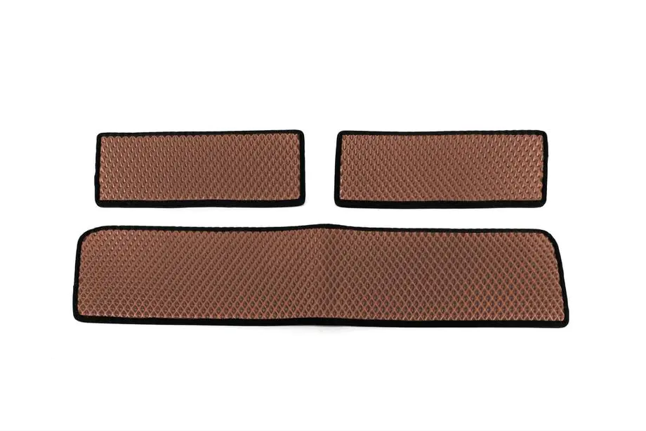 Ford Transit 2014- Door Sill Mats (3 pcs, EVA, brick) Image