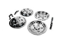 Volkswagen LT 1995-2006 Stainless Steel Wheel Covers Exclusive V2 (2-ring design) photo 5