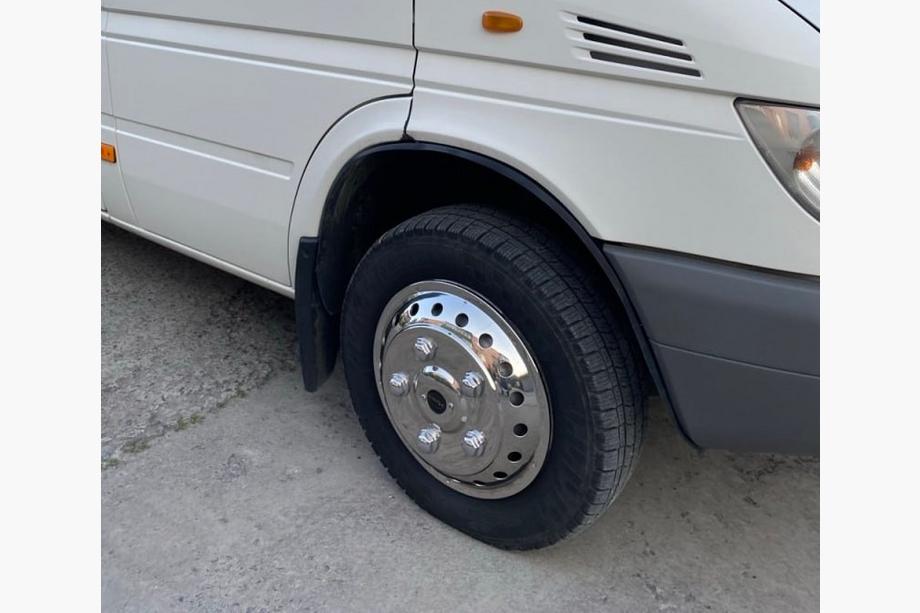 Volkswagen LT 1995-2006 Stainless Steel Wheel Covers Exclusive V2 (2-ring design) Image