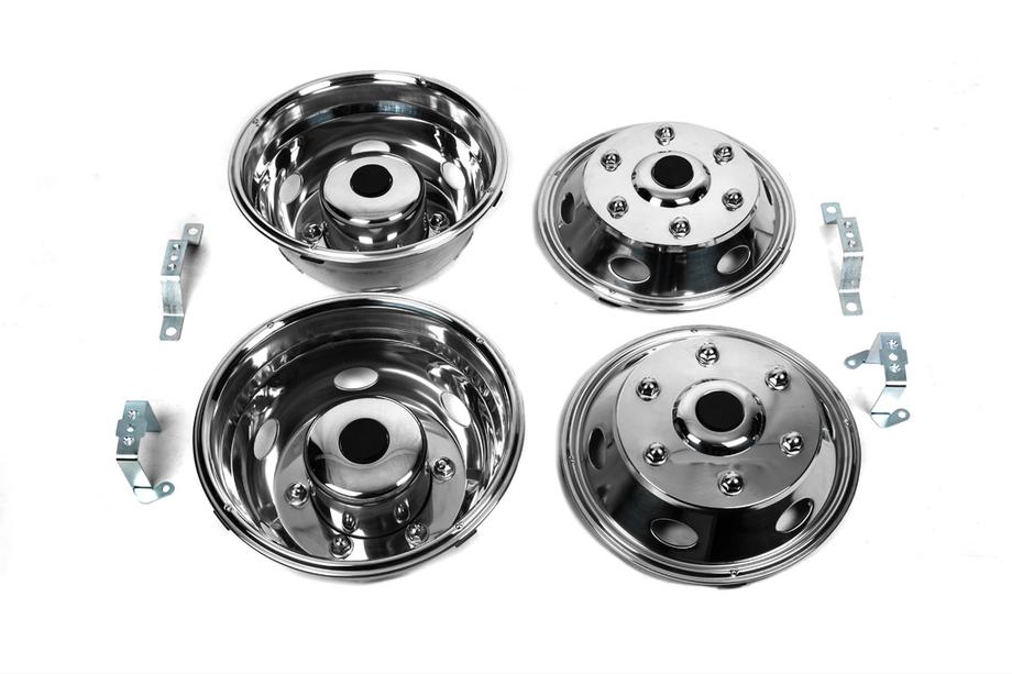 Mercedes Sprinter W901/902/903/904/905 1995–2006 Stainless Steel Wheel Covers Exclusive V1 R15 (2-piece) Photo 1