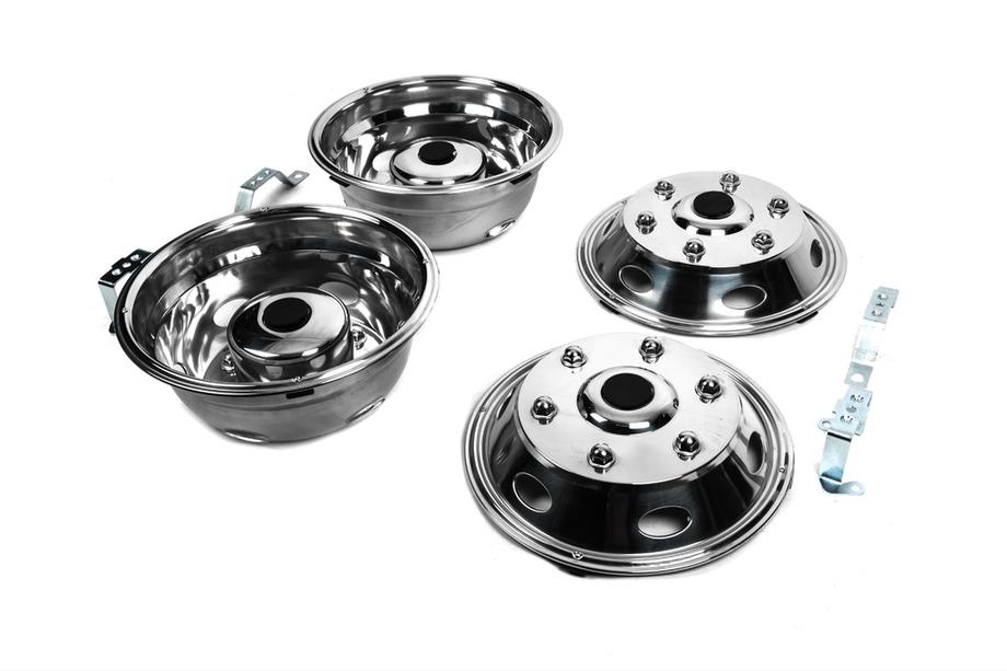 Mercedes Sprinter W901/902/903/904/905 1995–2006 Stainless Steel Wheel Covers Exclusive V1 R15 (2-piece) Photo 2