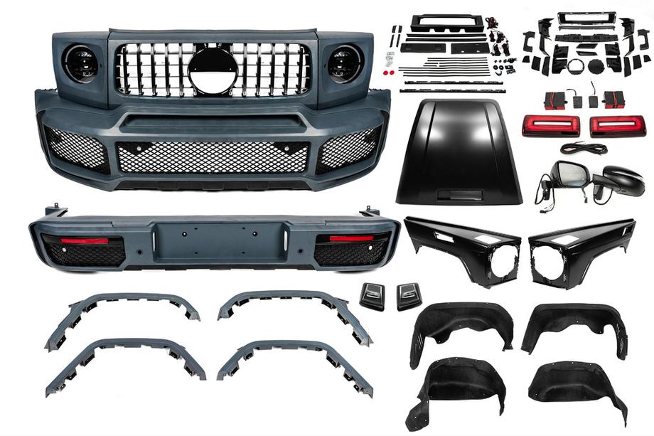Mercedes G class W463 1990-2018 Facelift Body Kit to G63 BRB 2018 Image