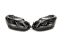 Mercedes GL/GLS class X166 2012-2019 Front headlights Halogen to LED (for vehicles converted from GL to GLS, 2 pcs) photo 1