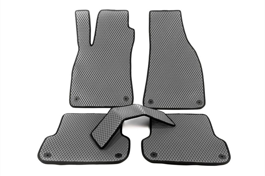 Audi A4 B7 2004-2008 EVA Floor Mats (Gray) Image