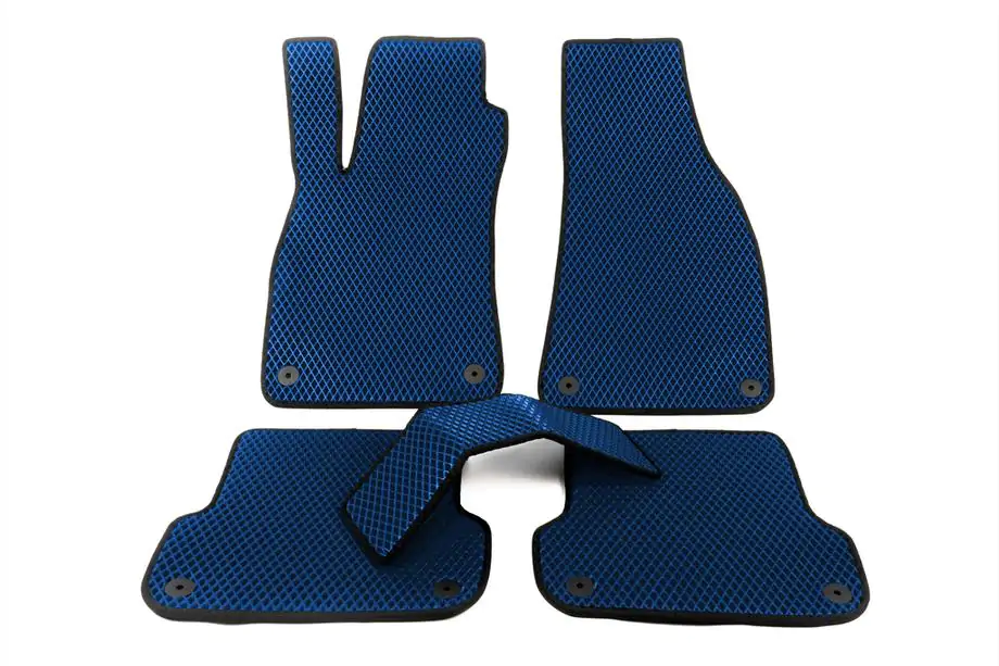 Audi A4 B7 2004-2008 EVA Floor Mats (Blue) Image