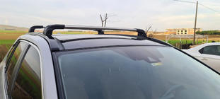 Toyota Rav 4 2019–2025 Roof rack for integrated roof rails Strong (2 pcs) Black photo 2
