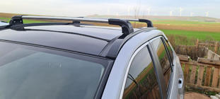 Toyota Rav 4 2019–2025 Roof rack for integrated roof rails Strong (2 pcs) Black photo 5