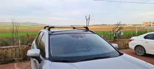 Toyota Rav 4 2019–2025 Roof rack for integrated roof rails Strong (2 pcs) Black photo 7