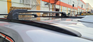 Toyota Rav 4 2019–2025 Roof rack for integrated roof rails Strong (2 pcs) Black photo 8