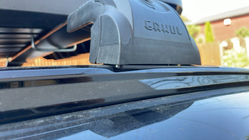 Toyota Rav 4 2019–2025 Roof rack for integrated roof rails Strong (2 pcs) Black photo 12