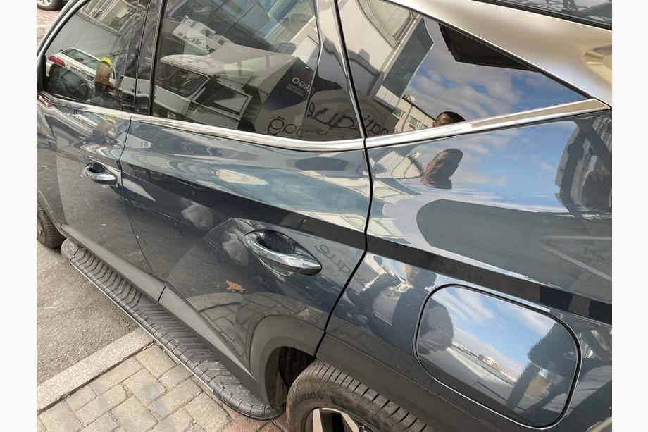 Hyundai Tucson NX4 2021- Window Lower Trim Stainless Steel (6 pcs) Carmos - Turkish Stainless Steel Image