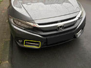 Honda Civic Sedan X 2016-2021 Fog Light Covers Carmos (2 pcs, Stainless Steel) photo 4