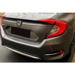 Rear fog light covers (2 pcs, stainless steel) photo 1