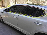 Kia Optima 2010-2016 Window Lower Trim (6 pcs, Stainless Steel) photo 1