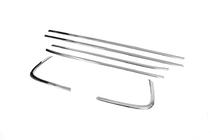 Kia Optima 2010-2016 Window Lower Trim (6 pcs, Stainless Steel) photo 3