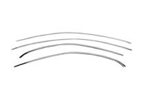 Mercedes A-class W177 2018- Upper window trim stainless steel (4 pcs) photo 2