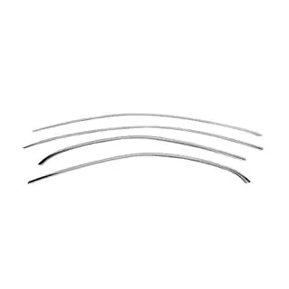Upper window trim stainless steel (4 pcs) photo 2